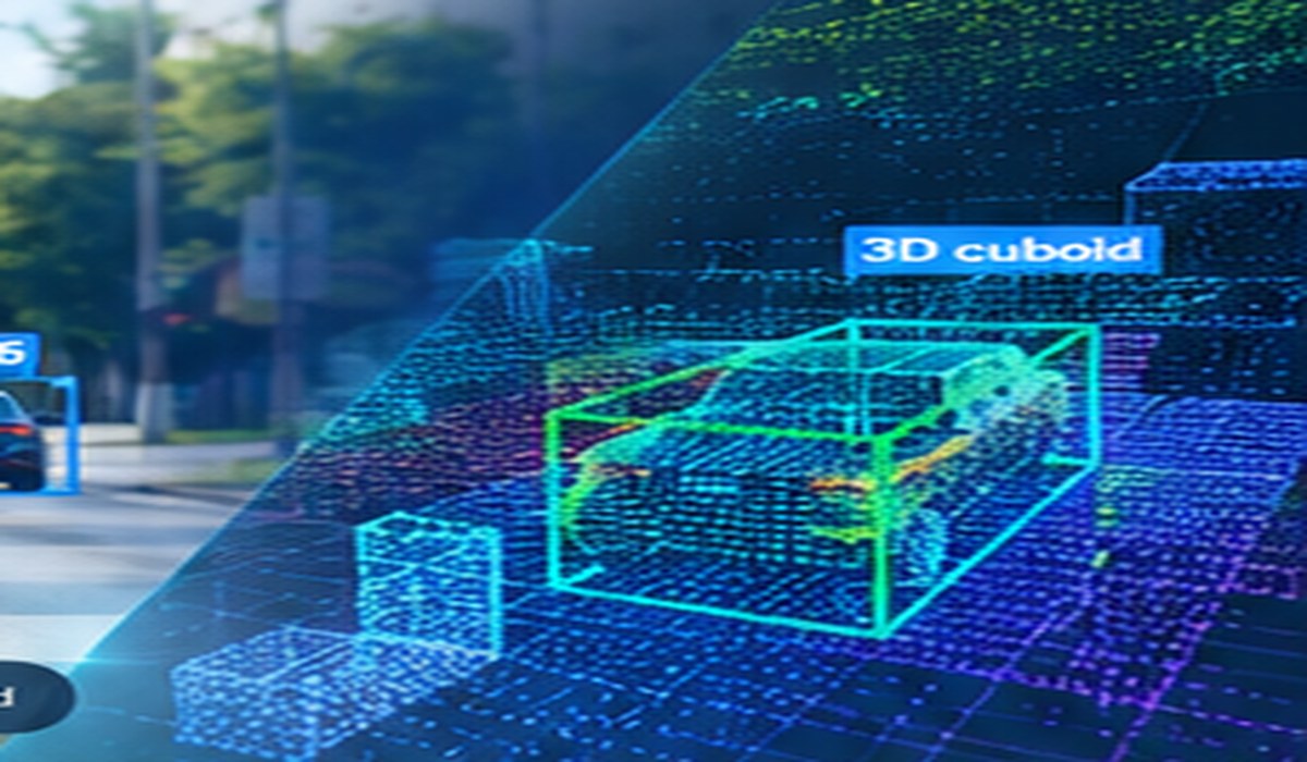 AI-generated LiDAR and 3D point cloud visual